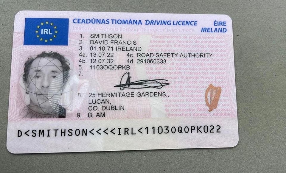 Buy Irish Driving License Without Any Test Required